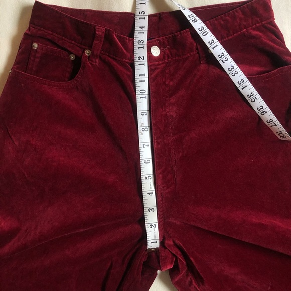 Red Velvet Pants - Picture 5 of 8